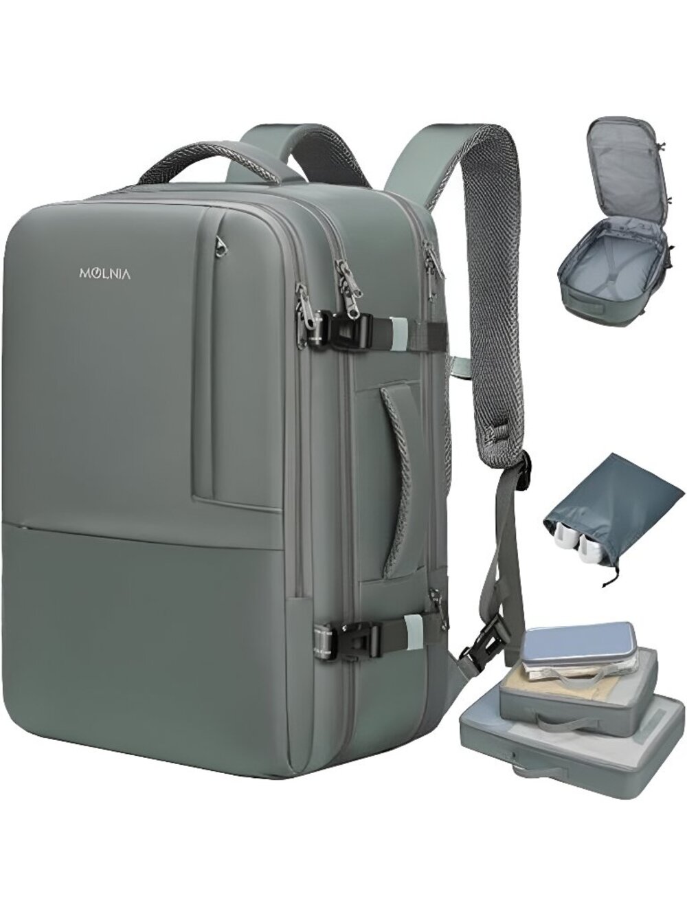 Large Travel Backpack for Men Women,Waterproof Carry On Backpack,Laptop